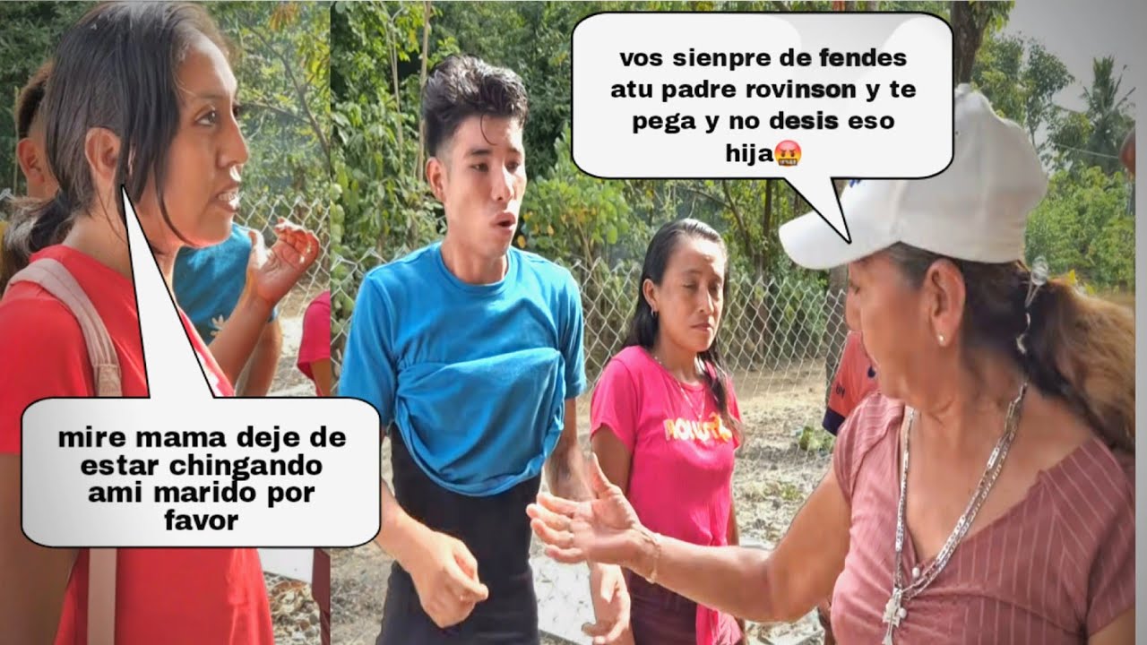 Doña esperansa en frenta a rovinson, Voz me queres Pegar//keily termina 3nojada con su mama 