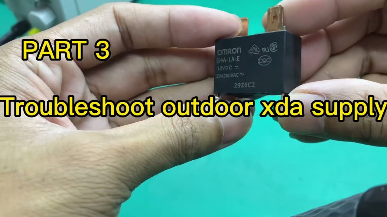 85 Part 3 : Troubleshoot outdoor aircond takda power - Cara uji komponen relay