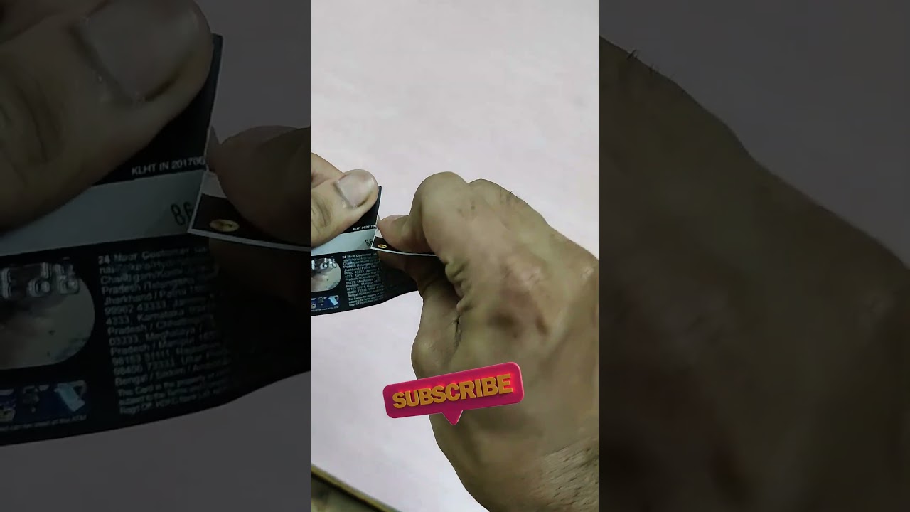 How to Destroy credit card in few second safely!!!! 😁 @ReviewTreat  #creditcard #destroy