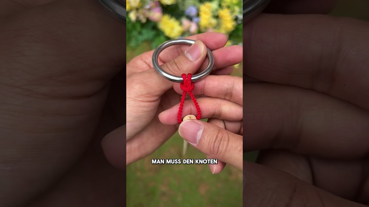 Kannst du diesen Ring in wenigen Sekunden abnehmen?#R&auml;tsel#puzzle#iq#iqtest