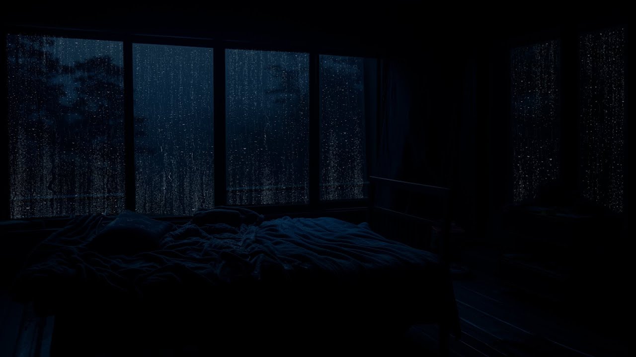 Ease Anxiety and Sleep Better | Soft Calming Rain Sounds for Deep Restful Sleep Tonight Peacefully