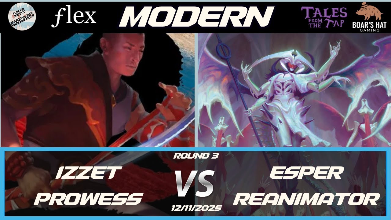 Izzet Prowess против Esper Reanimator [MTG Modern, 3 раунд]
