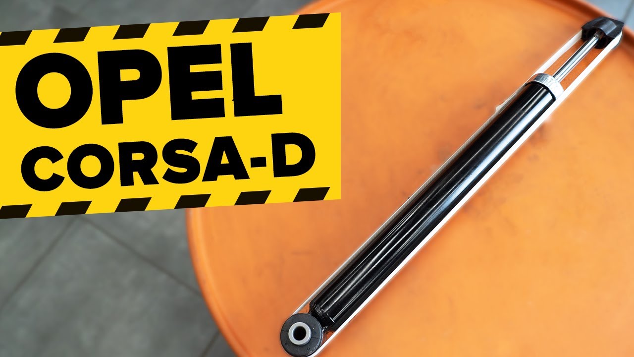 Wie OPEL CORSA D Stoßdämpfer hinten wechseln [AUTODOC TUTORIAL]