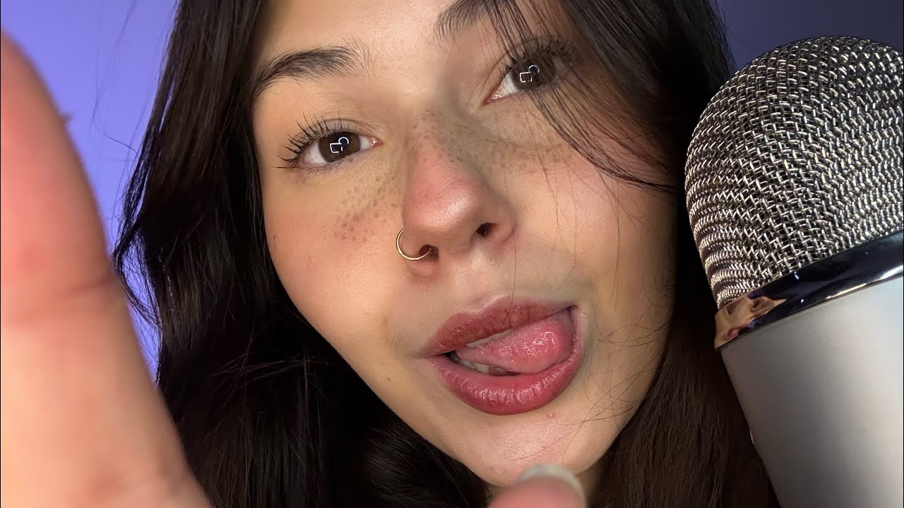 ASMR Intense Mouth Sounds With Hand Movements!! 