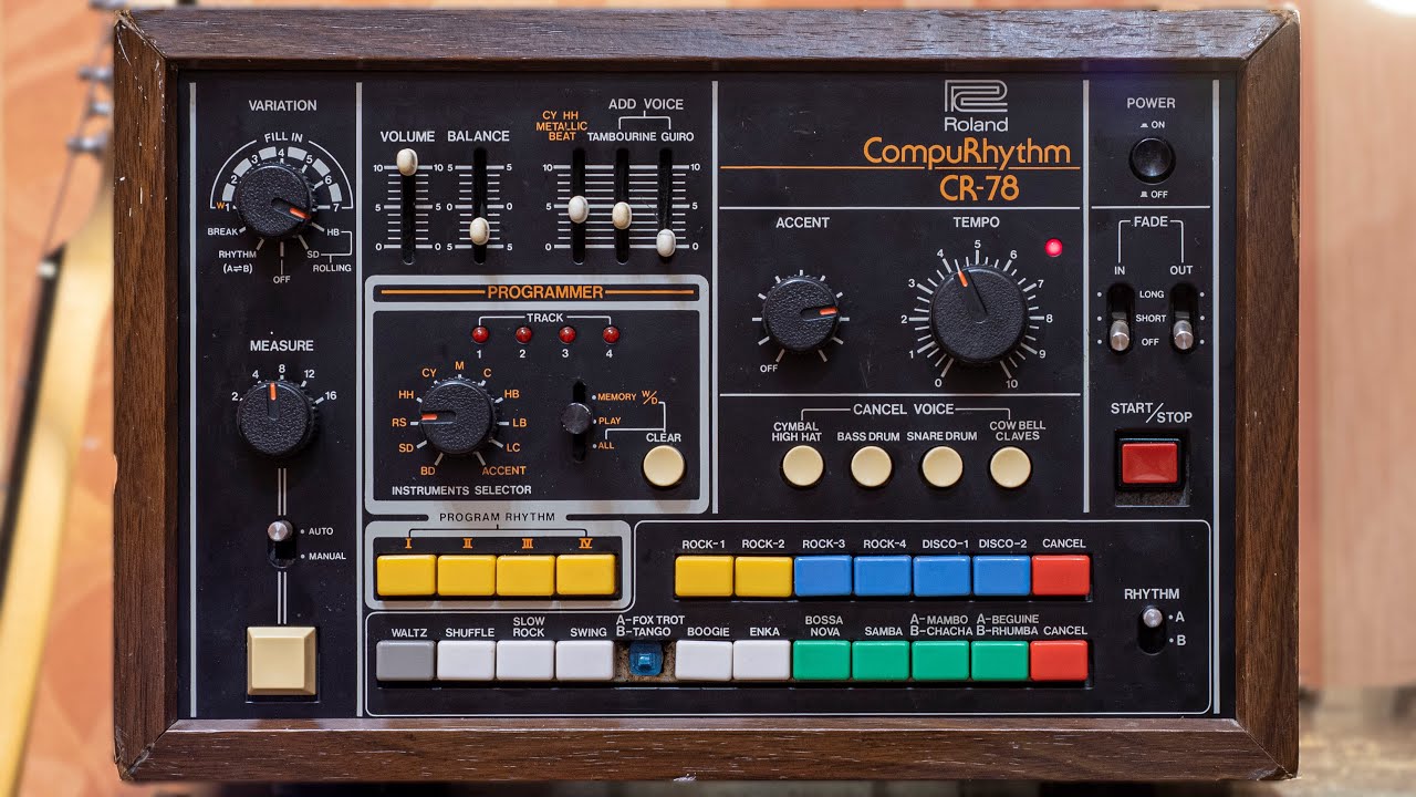 Roland CR-78 drum machine 1978
