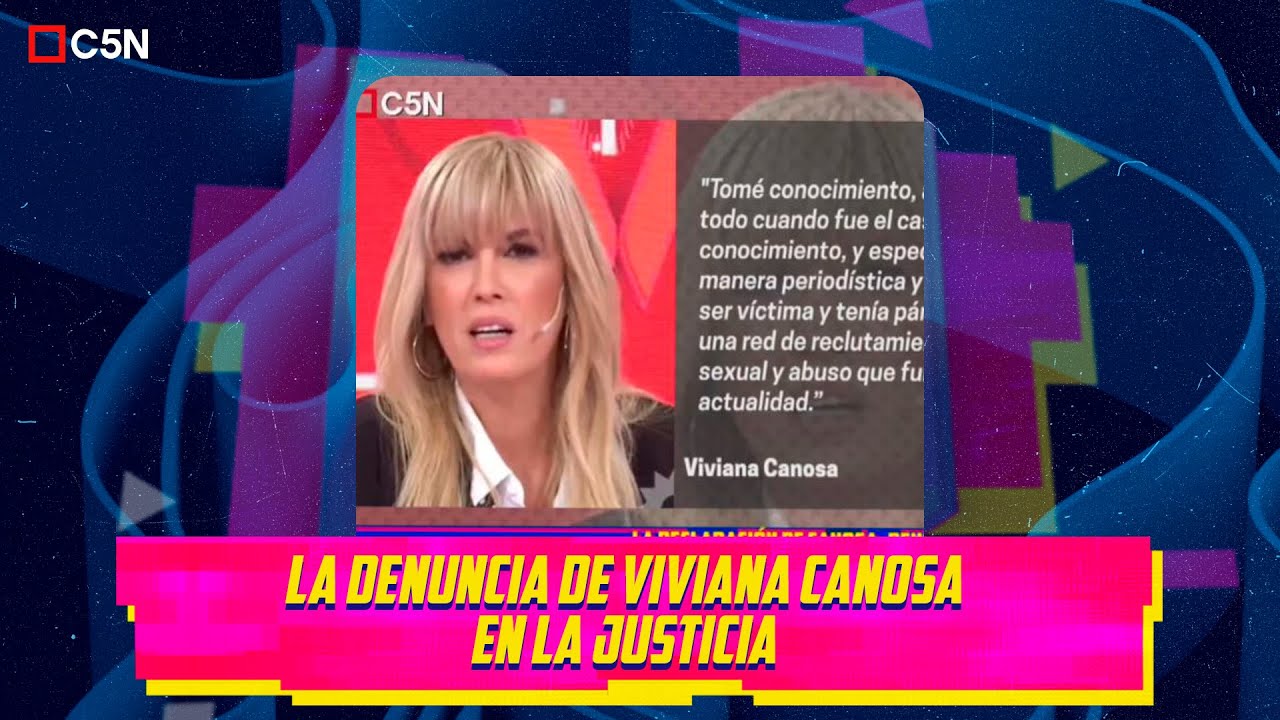 El ANÁLISIS de la DENUNCIA de VIVIANA CANOSA en la JUSTICIA