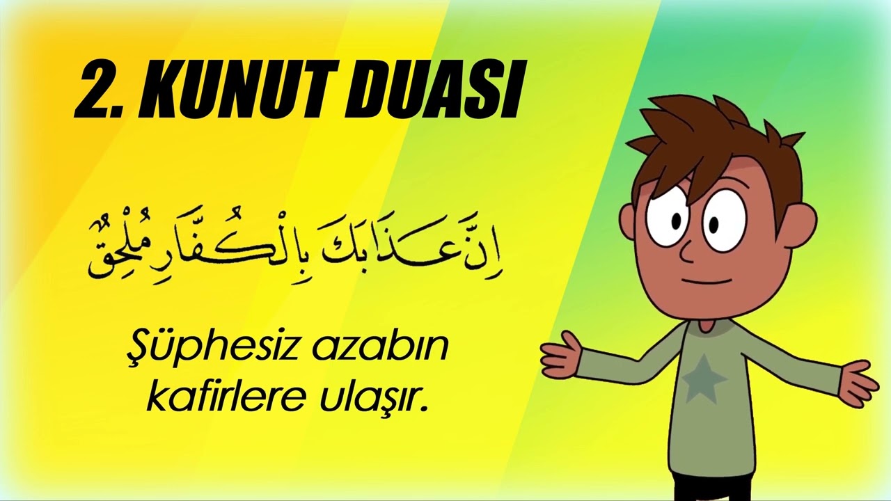 &Ccedil;ocuklar i&ccedil;in Tekrarlı 2. Kunut Duası @muhammedaydn