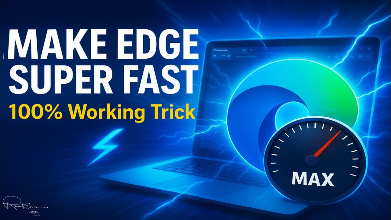 Speed Up Microsoft Edge| Make Edge Faster & Boost Download Speed 100%