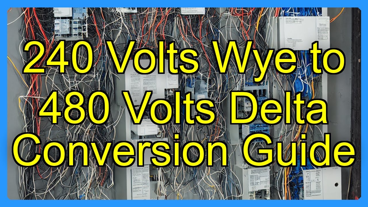 240 Volts Wye to 480 Volts Delta Conversion Guide