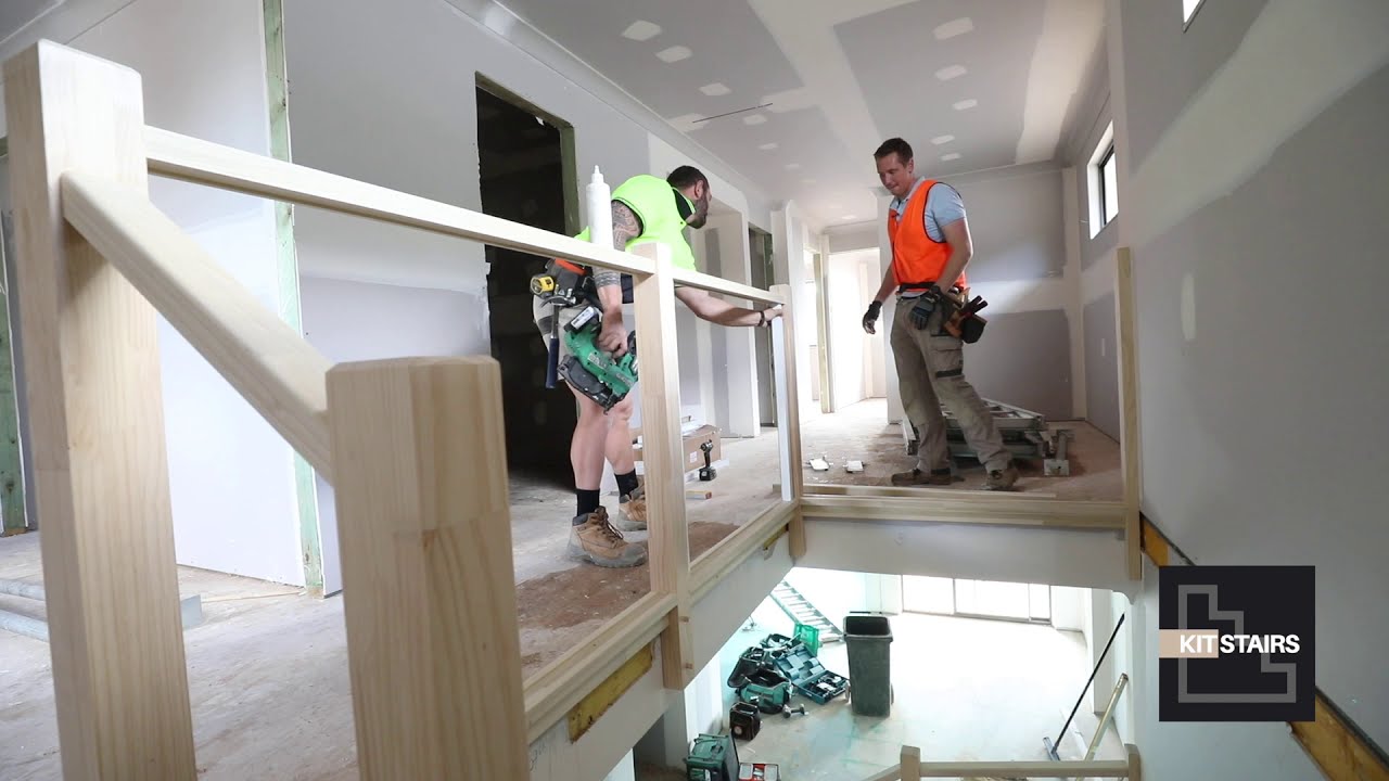 How to install a timber balustrade, Part 7 - Floor Capping, Well Trim, Handrail