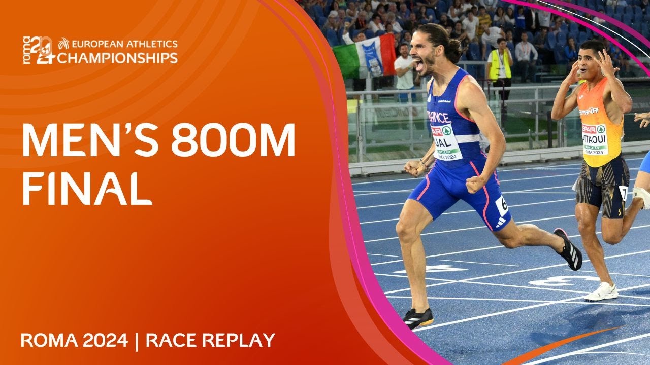 GOLD for France! 🇫🇷🥇 Men's 800m final replay | Roma 2024