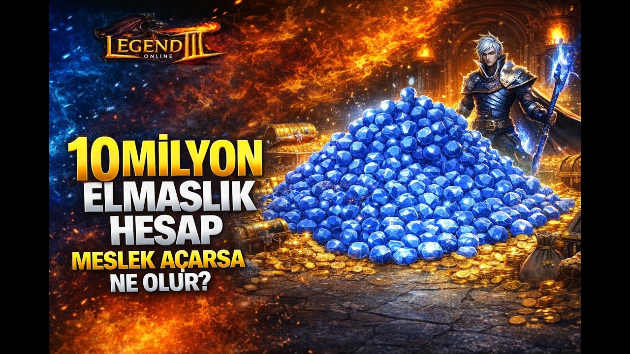 LEGEND ONLİNE 3 YILLIK GELİŞİM!!! 10 MİLYON ELMAS