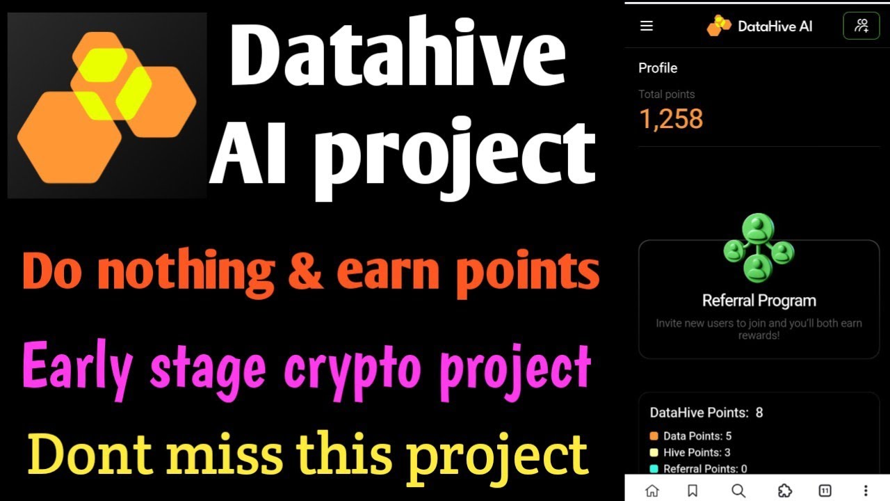 Datahive AI crypto project registration details explained✅ #datahive #datahiveai #datahiveaiairdrop