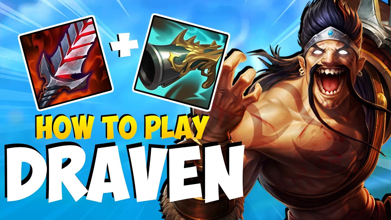 How to Play DRAVEN ADC for Beginners | DRAVEN Guide Season 15 | League of Legends