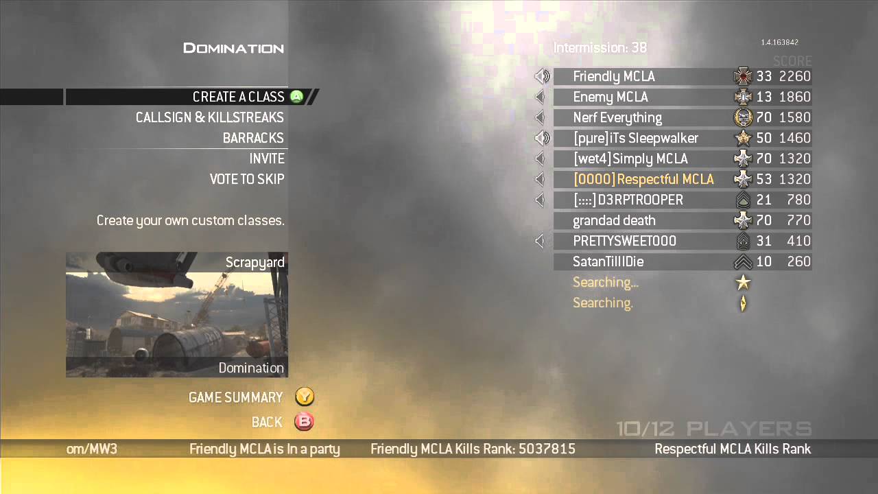 Funny MW2 Pregame Lobby