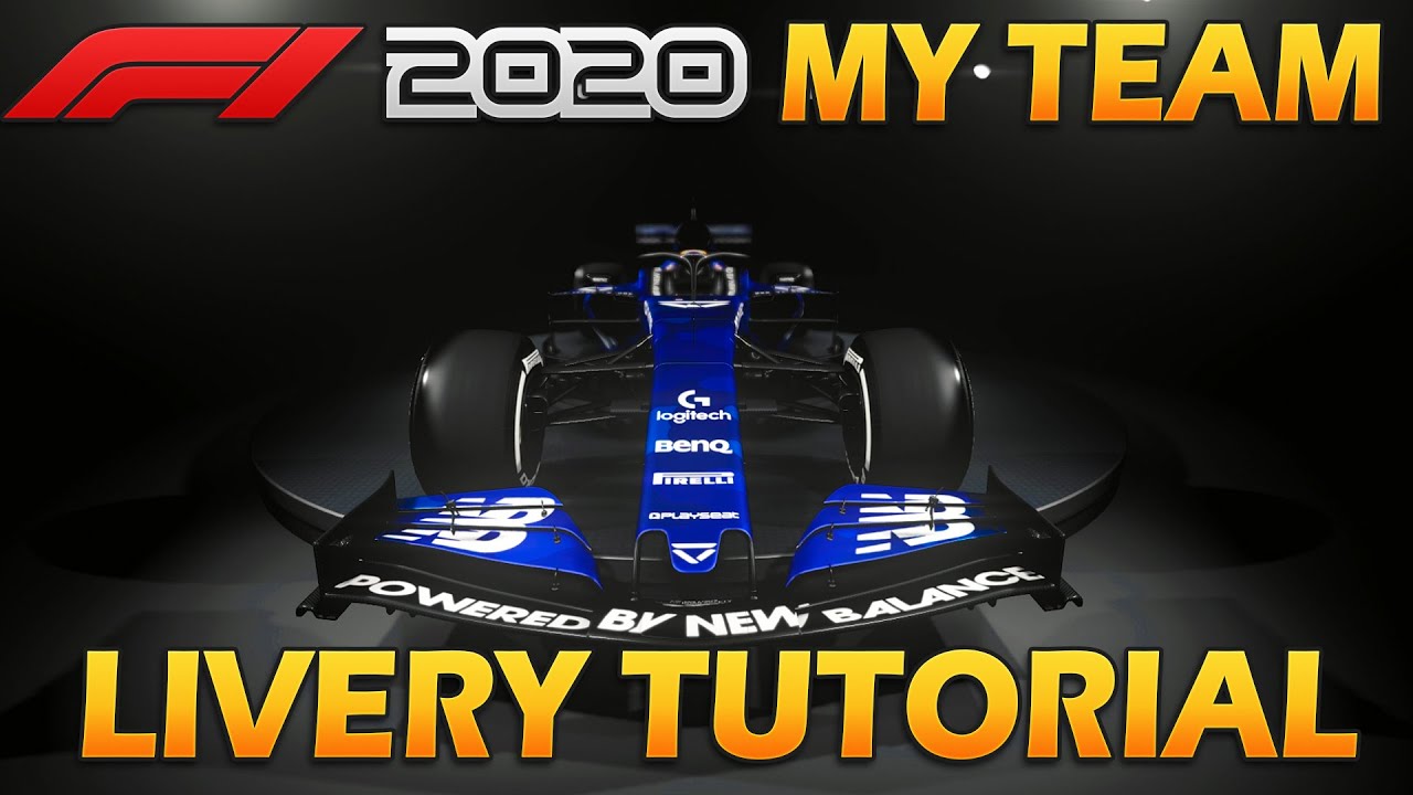 F1 2020 РУКОВОДСТВО ПО СОЗДАНИЮ ЛИВЕРИИ ДЛЯ МОЕЙ КОМАНДЫ!!!!!