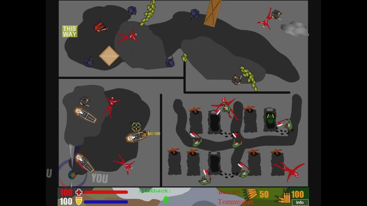 [Flash Games] Endless War 3 (EW2 Levels) - Bloody Campaign Mission 3 [by Roothouse Gaming]