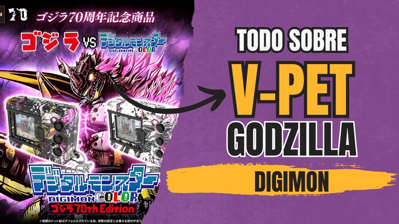 ¡El VPet más bestia! Godzilla x Digimon al detalle – ¿Joya de colección?