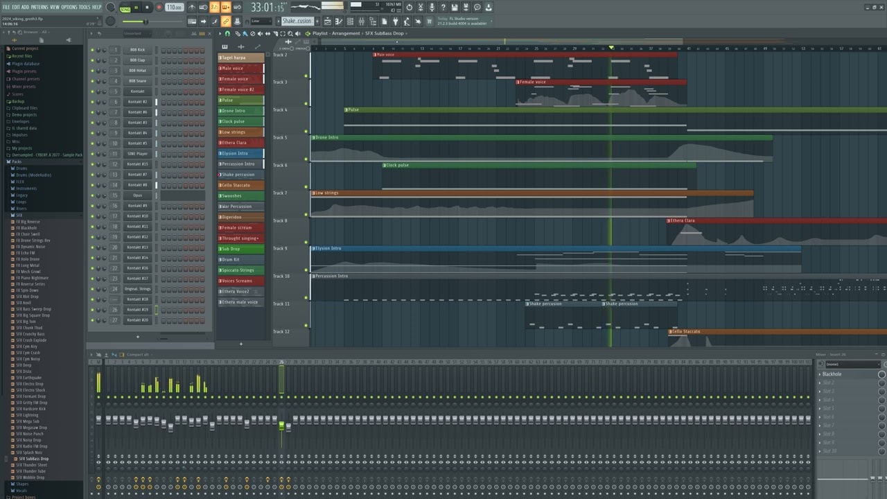 Viking game music with Groth VST