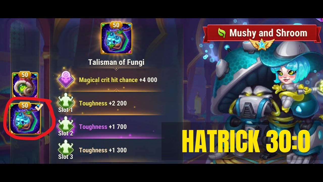 30:0 vs JJI SIBLINGS PEECH | Hero Wars Alliance Talisman Mushy