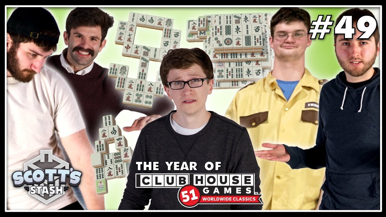 Mahjong Solitaire (#49) - Scott, Sam, Eric, Justin, Jarred and the Year of Clubhouse Games