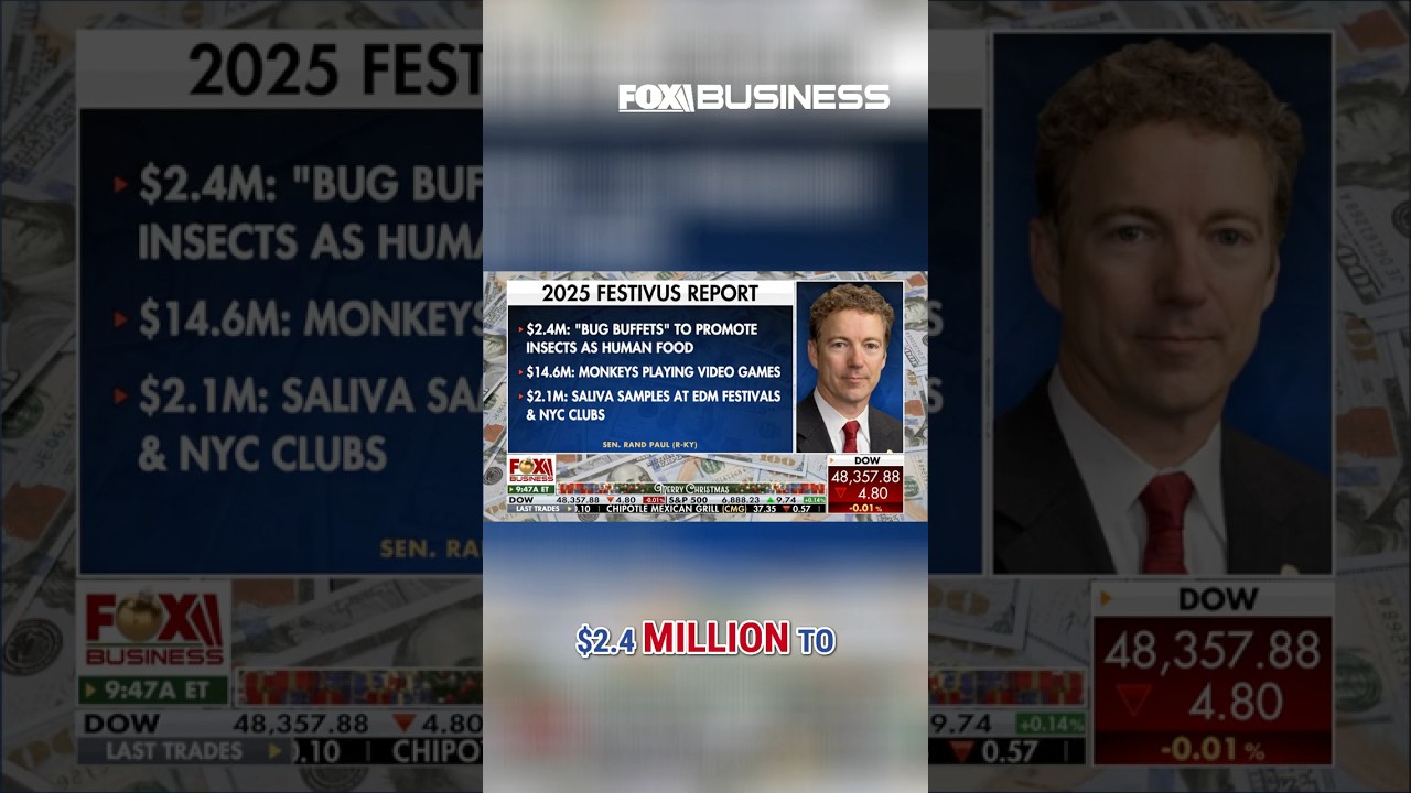 'WEIRD AND WILD': Rand Paul releases annual 'Festivus Report' #shorts