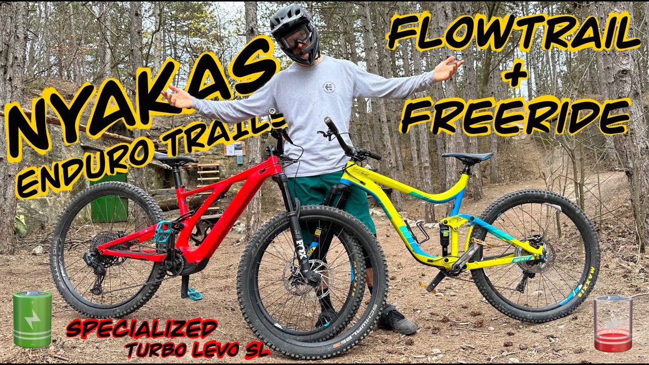 ⛰NYAKAS ENDURO TRAILS - Specialized Turbo Levo SL😯
