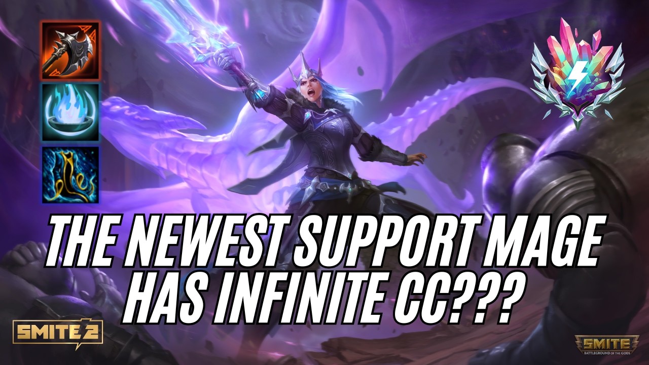 THE NEWEST SUPPORT MAGE HAS INFINITE CC??? - Morgan Le Fay Support Deity Smite 2 Ranked Gameplay