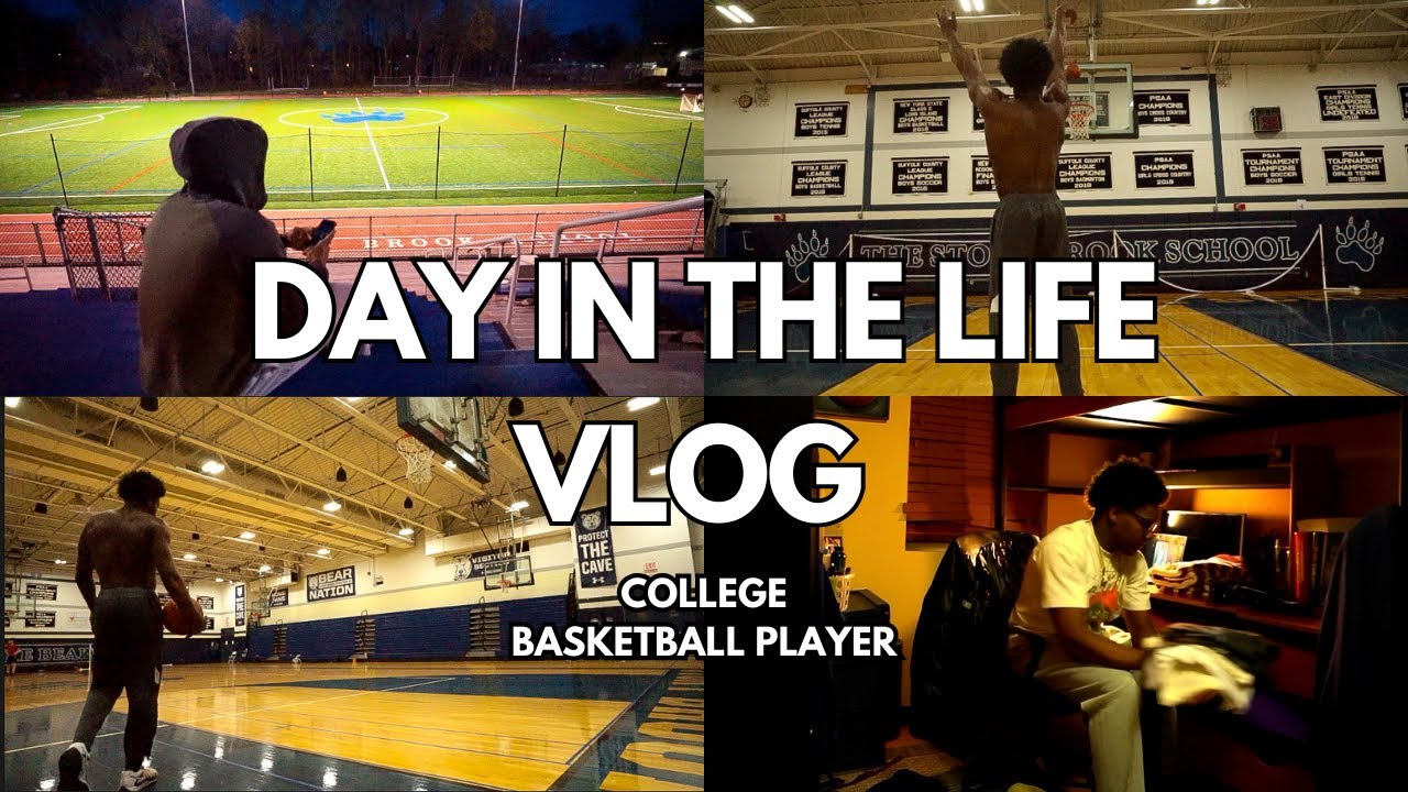 Day In The Life of a College Basketball Player! (Athlete Vlog)