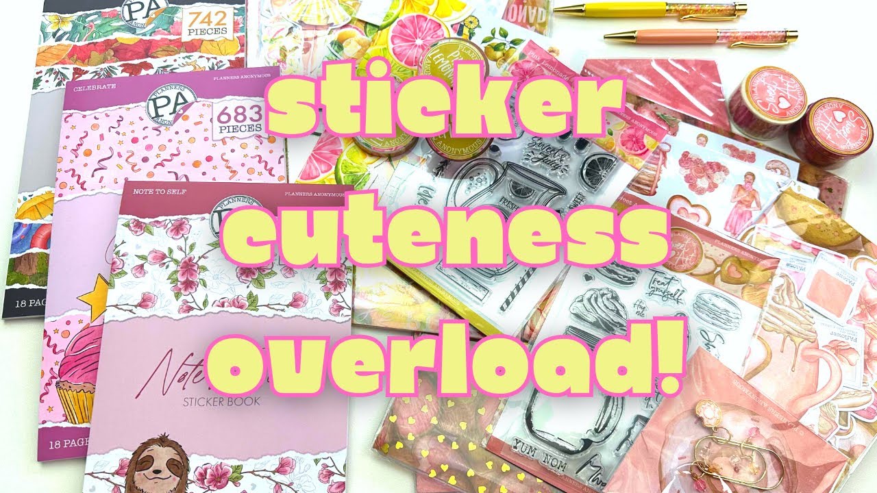 Planners Anon Happy Mail Stickers & Planner Kits!