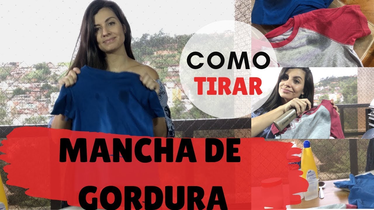 COMO TIRAR MANCHA DE ÓLEO DA ROUPA QUE JÁ FOI LAVADA! | Por Talita Cavalcante