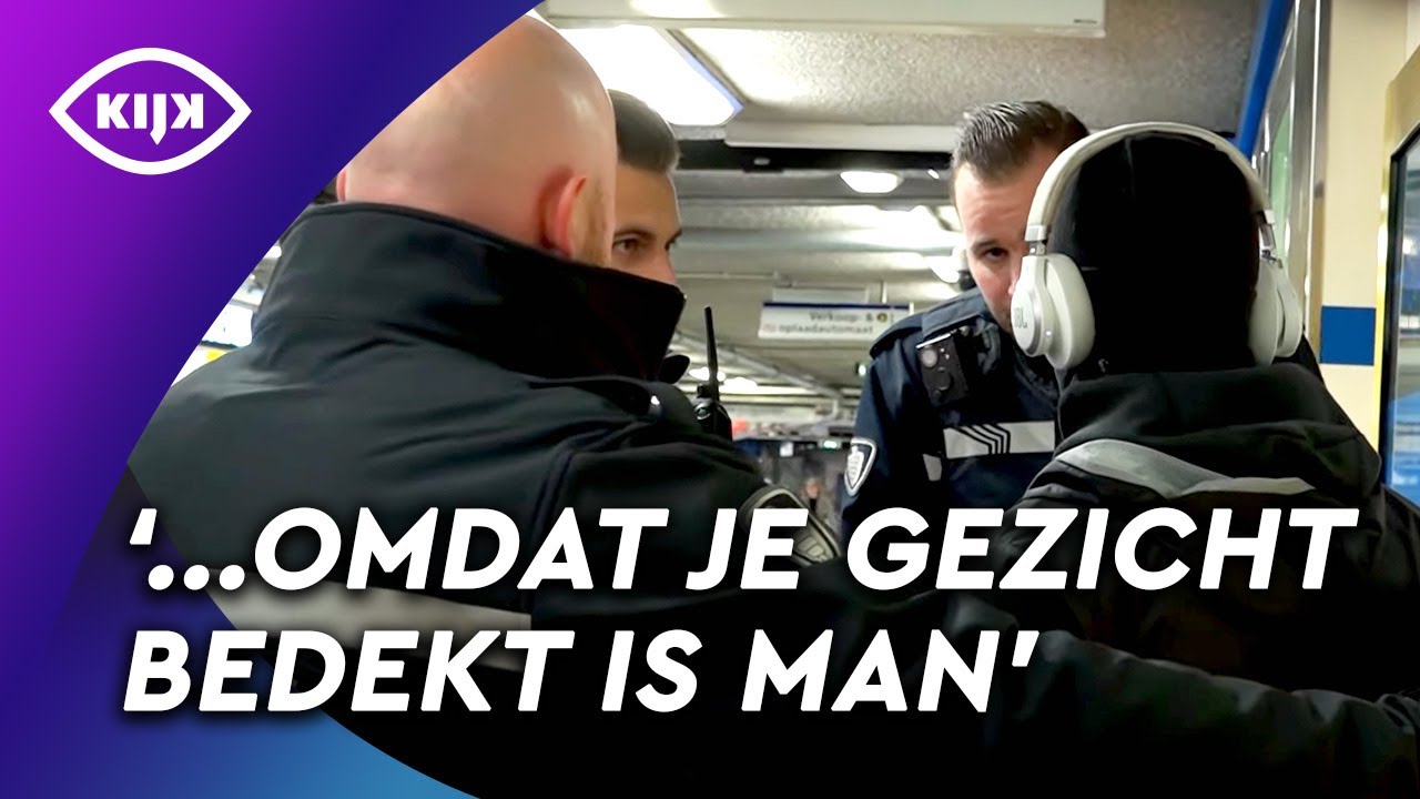 Gemaskerde ZWARTRIJDER weigert mee te werken met RET-BOA's | Overtreders | KIJK Misdaad