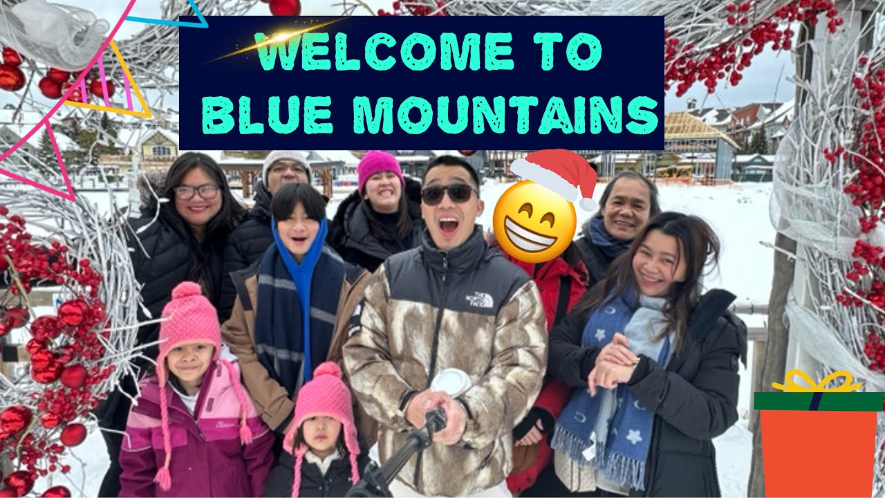 Tinsations Famoily visit Blue Mountain