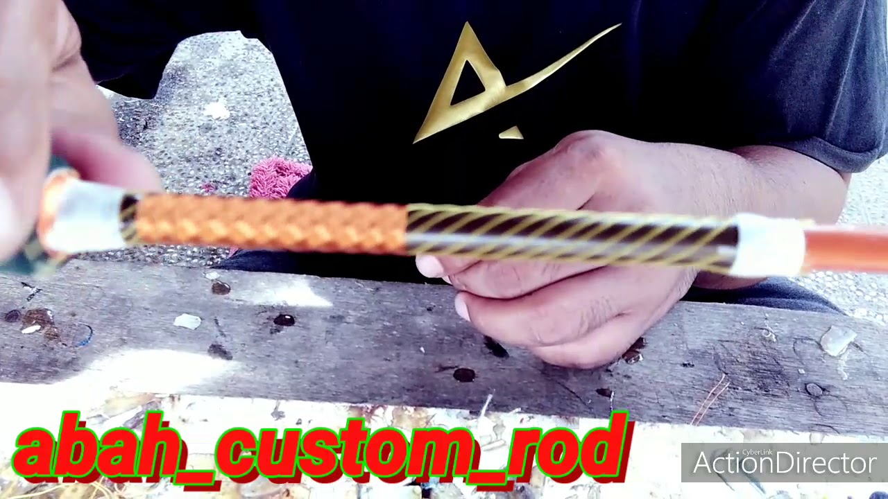Cara buat spiral wraps | decorative wraps | custom rod