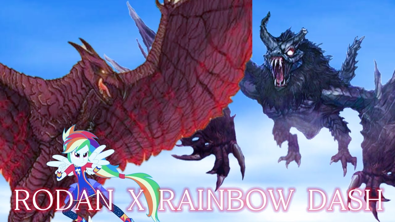 Rodan e Rainbow Dash VS Camazotz A BATALHA NOS CÉUS! (RODAN X RAINBOW DASH)