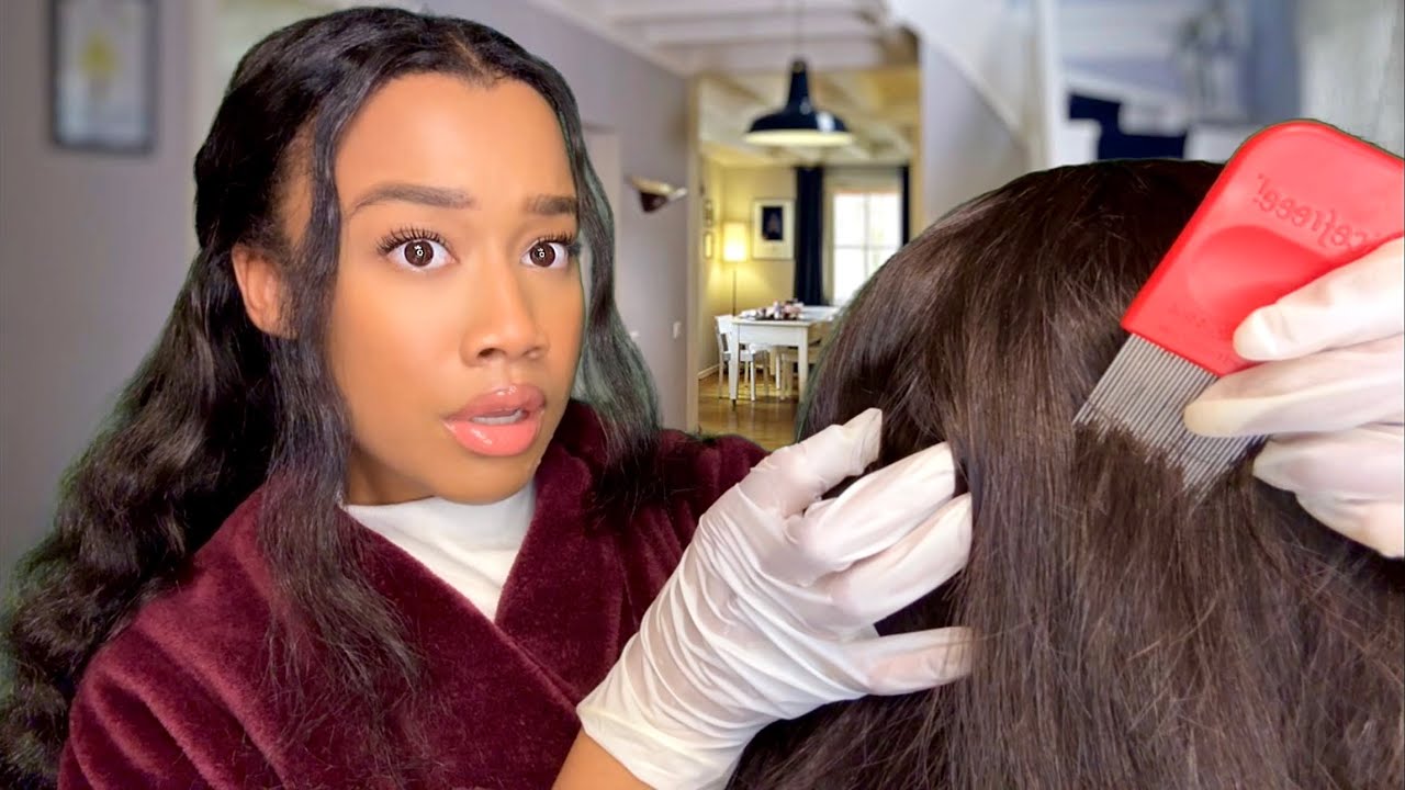 ASMR POV Your Mom Checks You For Lice *You’re Infested 🪲🔦 ASMR Lice Check Role-play | Lice Removal