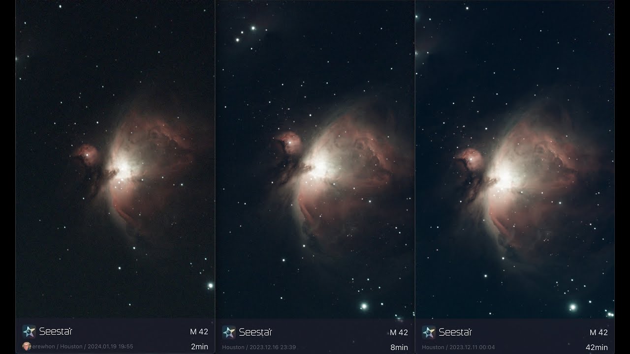Are longer exposures better? (with the Seestar S50)