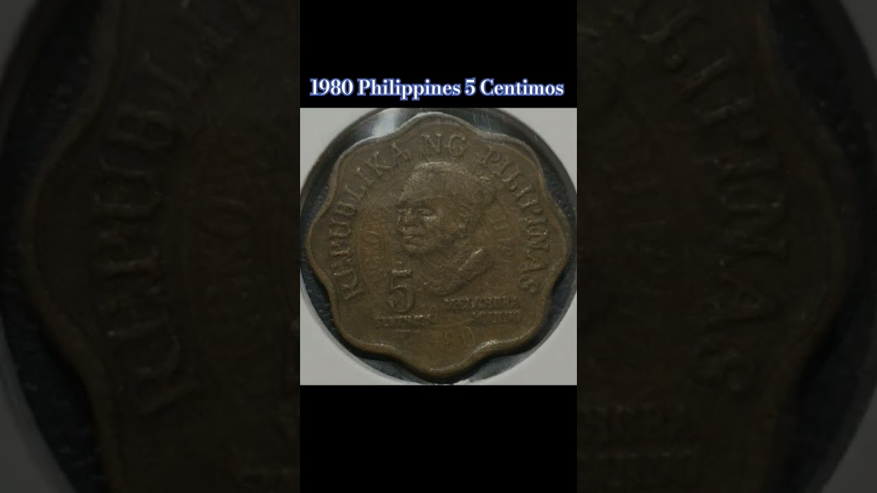 1980 5 Cent Philippines #coin #numismatics #coinscollection #shortvideo #collection #classic