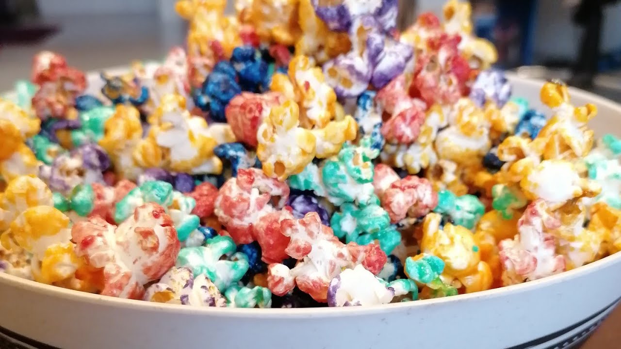 Bunte Popcorn | Regenbogen Popcorn | Rainbow Popcorn | Sweet Rainbow Popcorn
