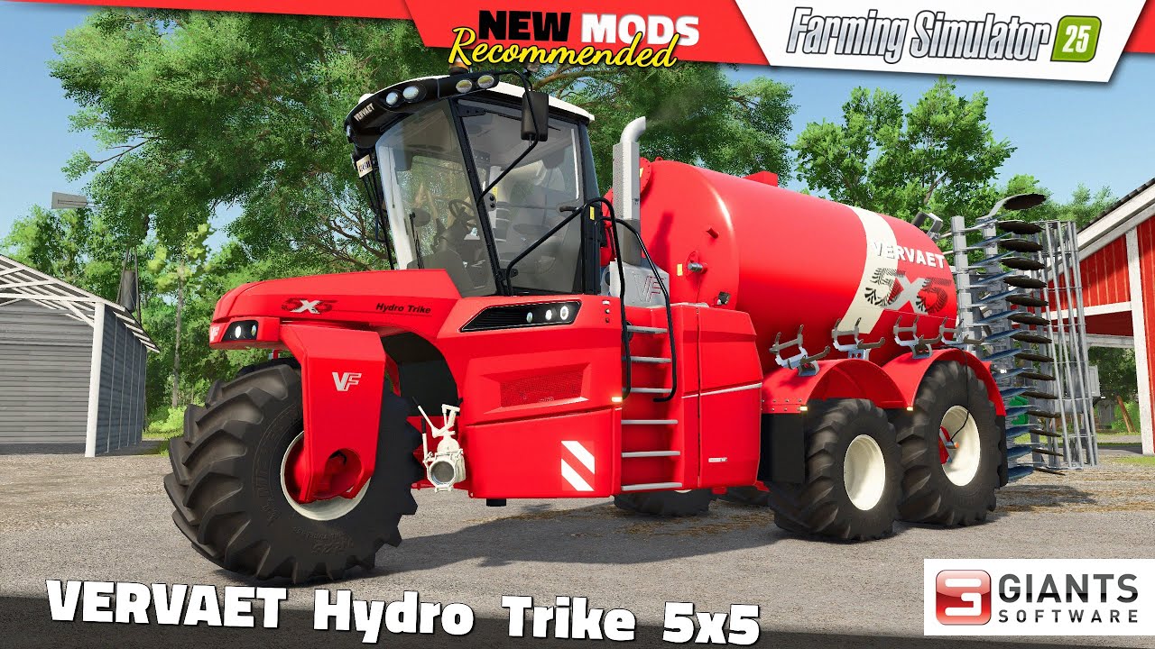 FS25 | VERVAET Hydro Trike 5x5 (by GIANTS) - Farming Simulator 25 Mods Review 2K60