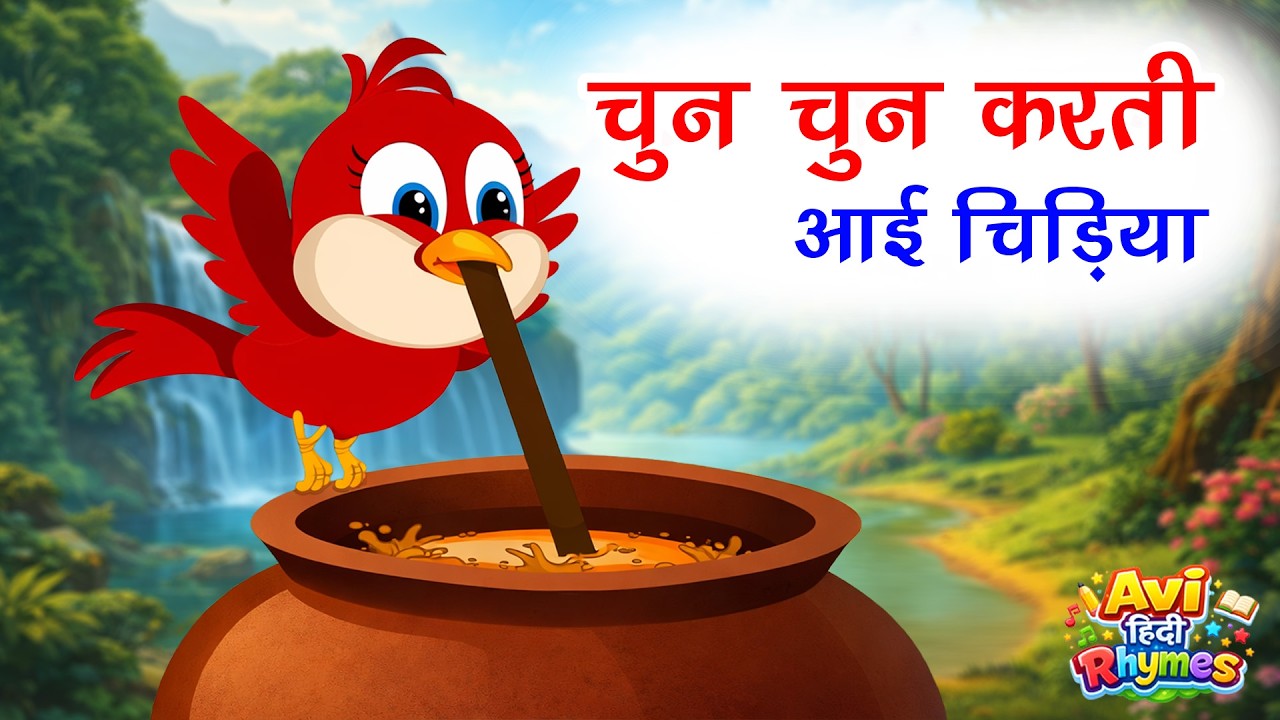 Chun Chun Karti Aai Chidiya | चुन चुन चिड़िया + Many More Popular Rhymes For Kids | Hindi Rhymes