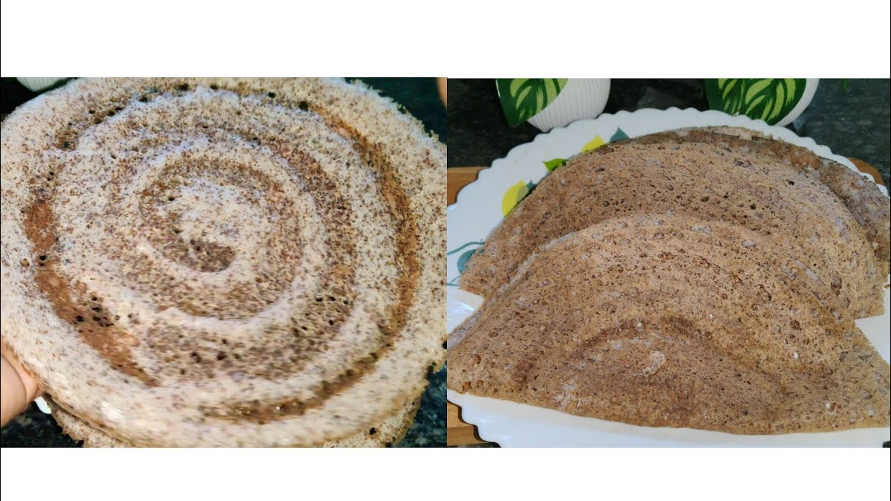 റാഗി ദോശ Healthy Breakfast Recipe /Ragi Dosa/malayalam 