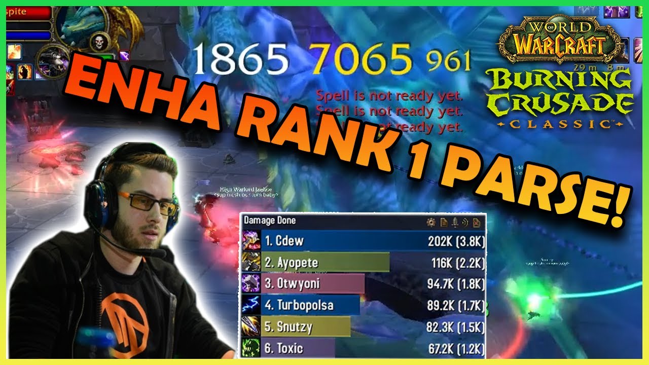 ENHA SHAMAN RANK 1 PARSE! | Cdew | Daily Classic WoW Highlights #75 |