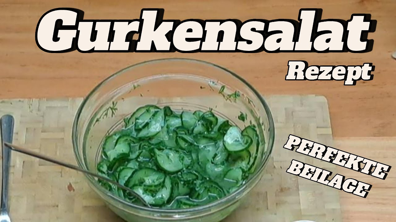 Mein herzhafter Gurkensalat mit Dill | BBQ in MV
