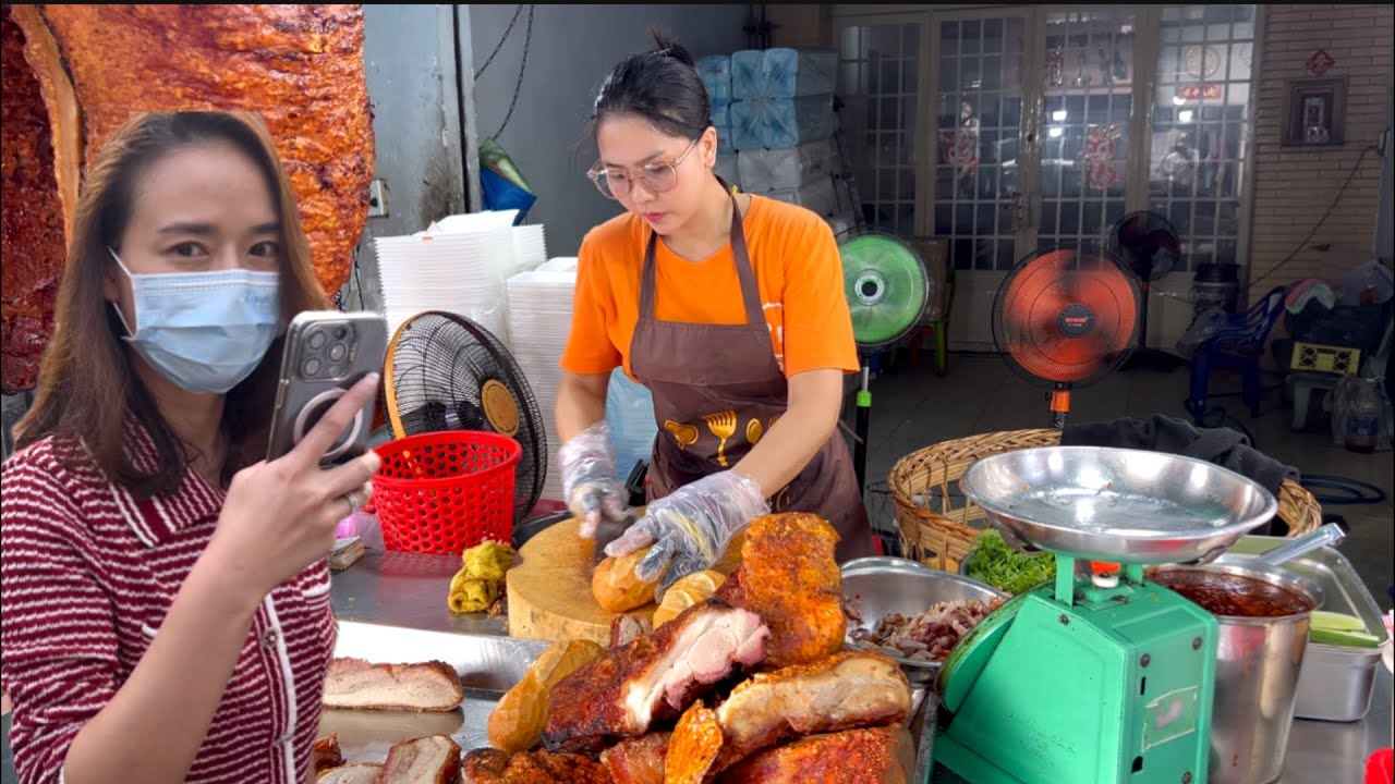 Bất ngờ em gái Thái Lan đến heo quay Kim Mai để làm điều này khiến ai cũng ngạc nhiên
