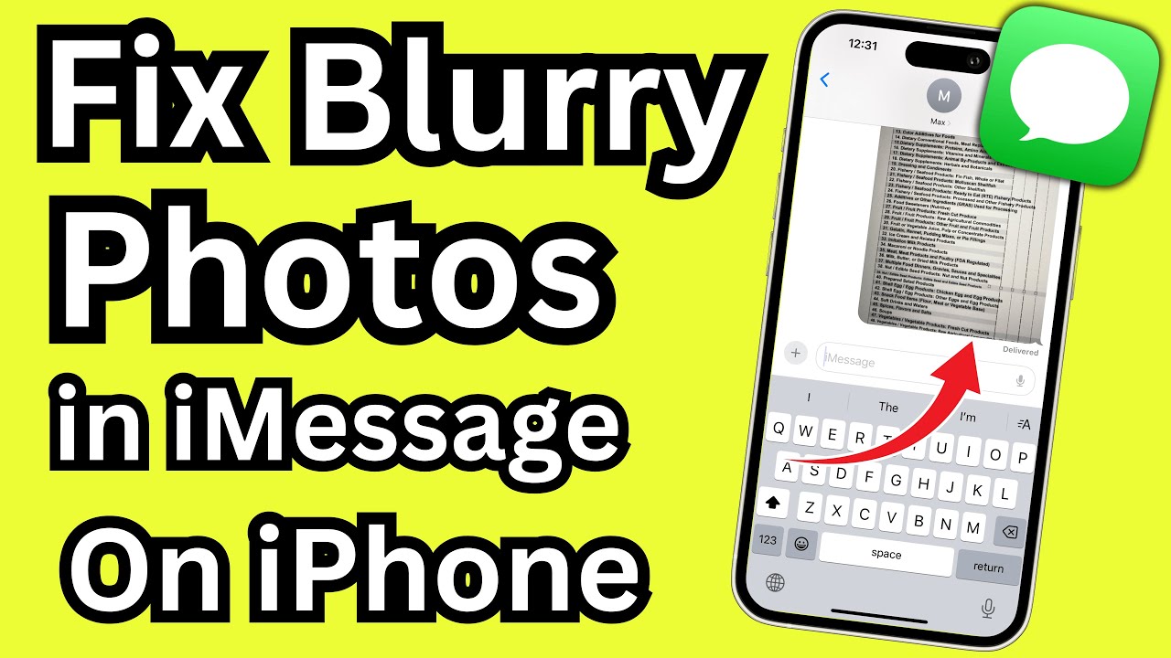 How to Fix Blurry iMessage Photos on iPhone | Videos! (2026)