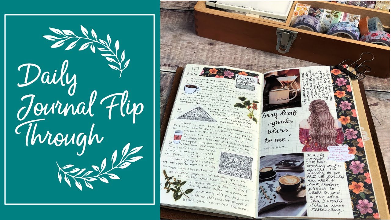 Daily Journal Flip Through | Travelers Notebook