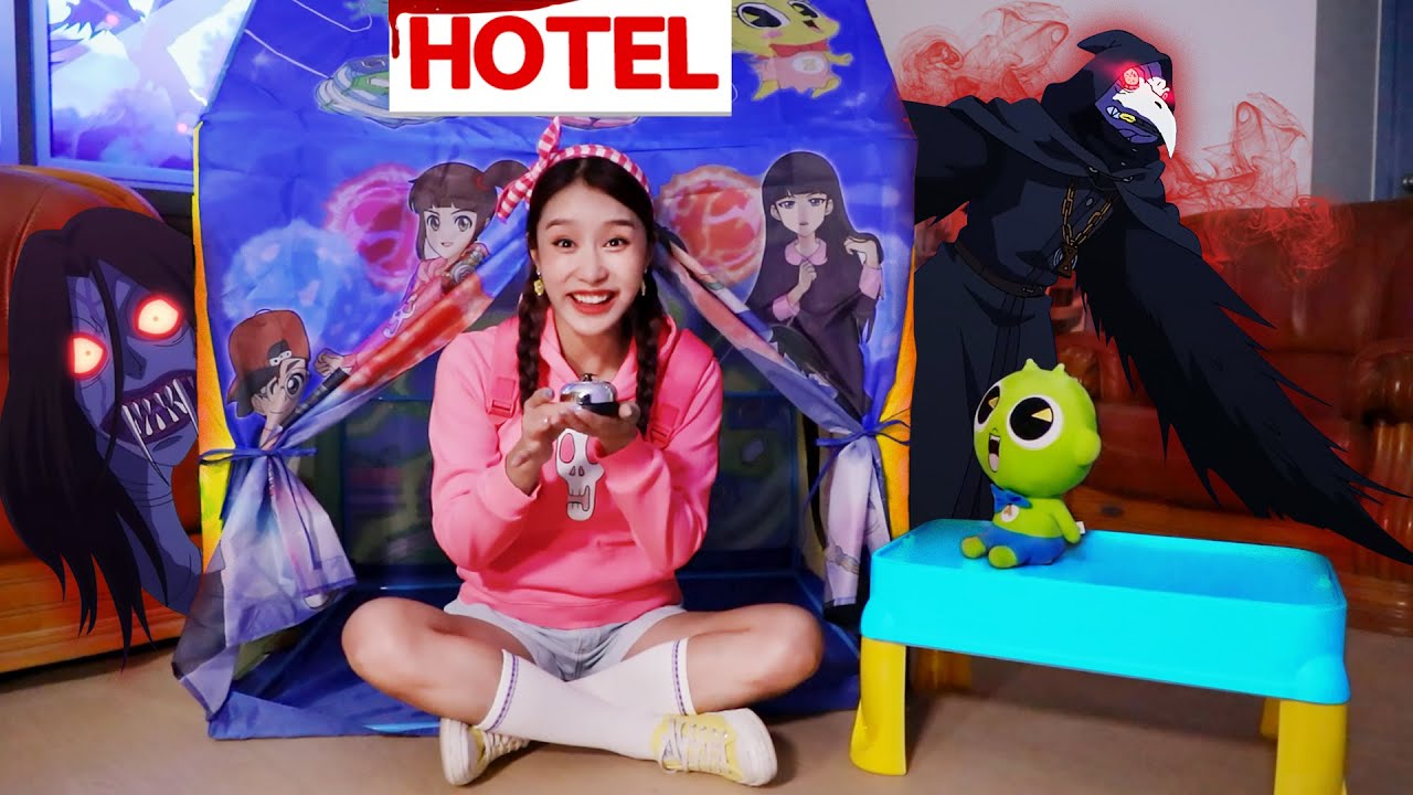 [호텔에 놀러가요] 신비아파트 호텔에 귀신이 나와요! 호텔놀이