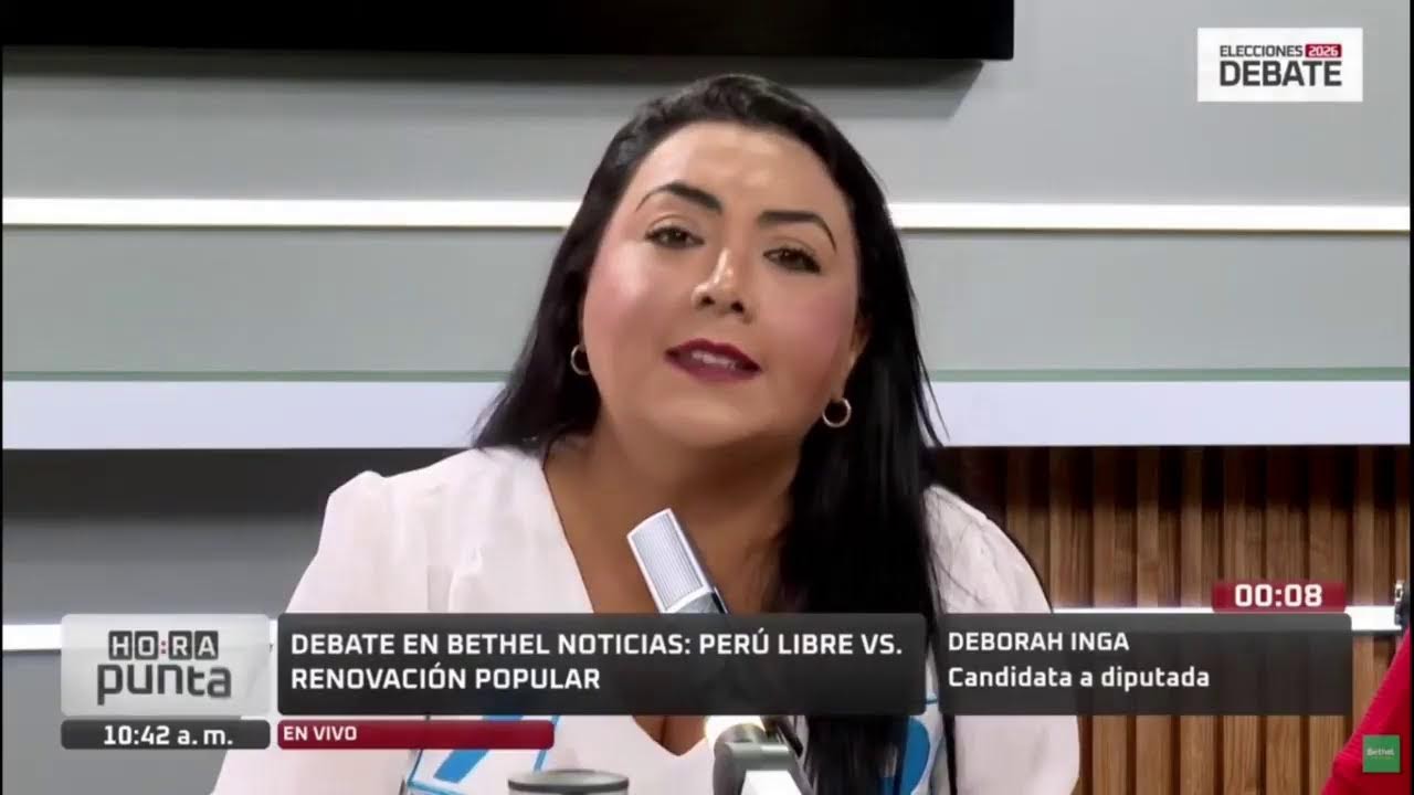 DEBATE PERÚ LIBRE VS RENOVACIÓN POPULAR