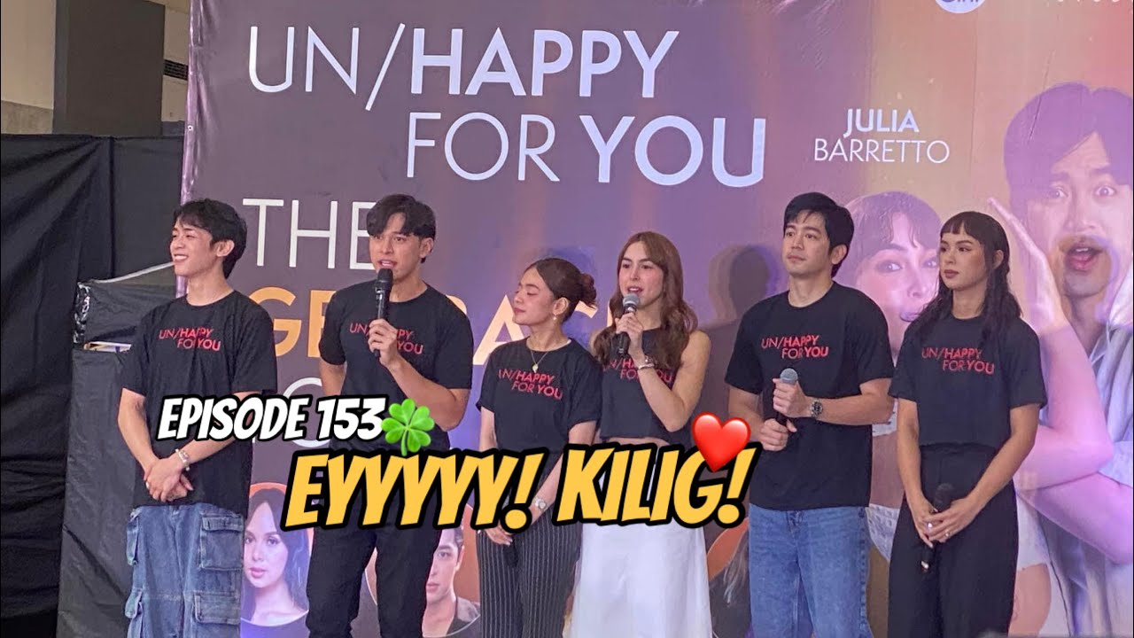 Unhappy For You / Joshua Garcia and Julia Barretto / Cast / Movie Mall Tour Part 3